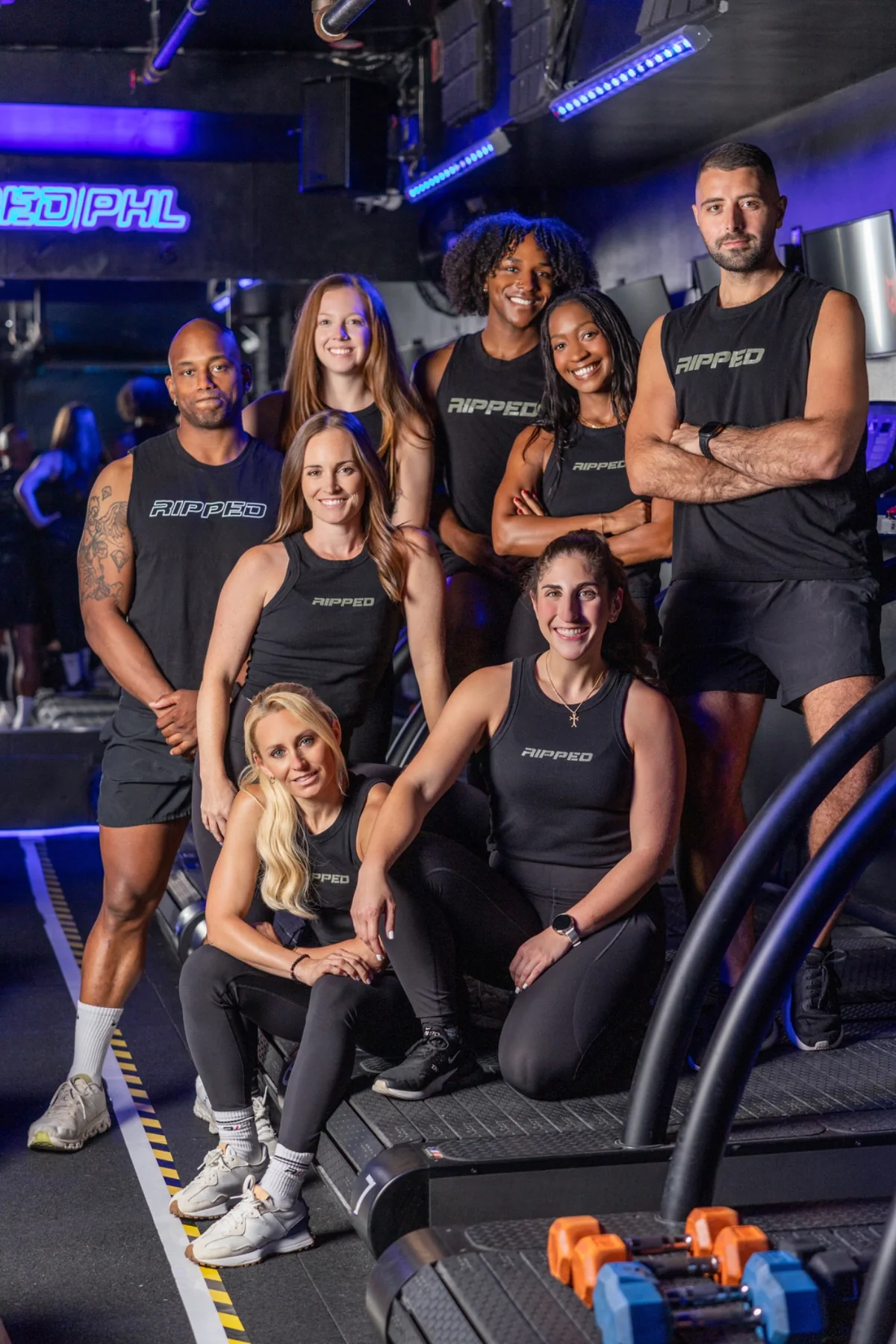 RippedPHL instructors together in studio